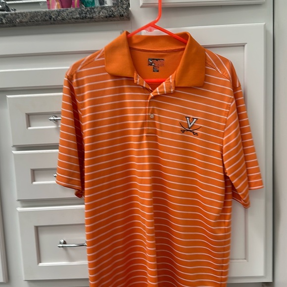Men's medium used Ping University of Virginia golf shirt. - Picture 1 of 6